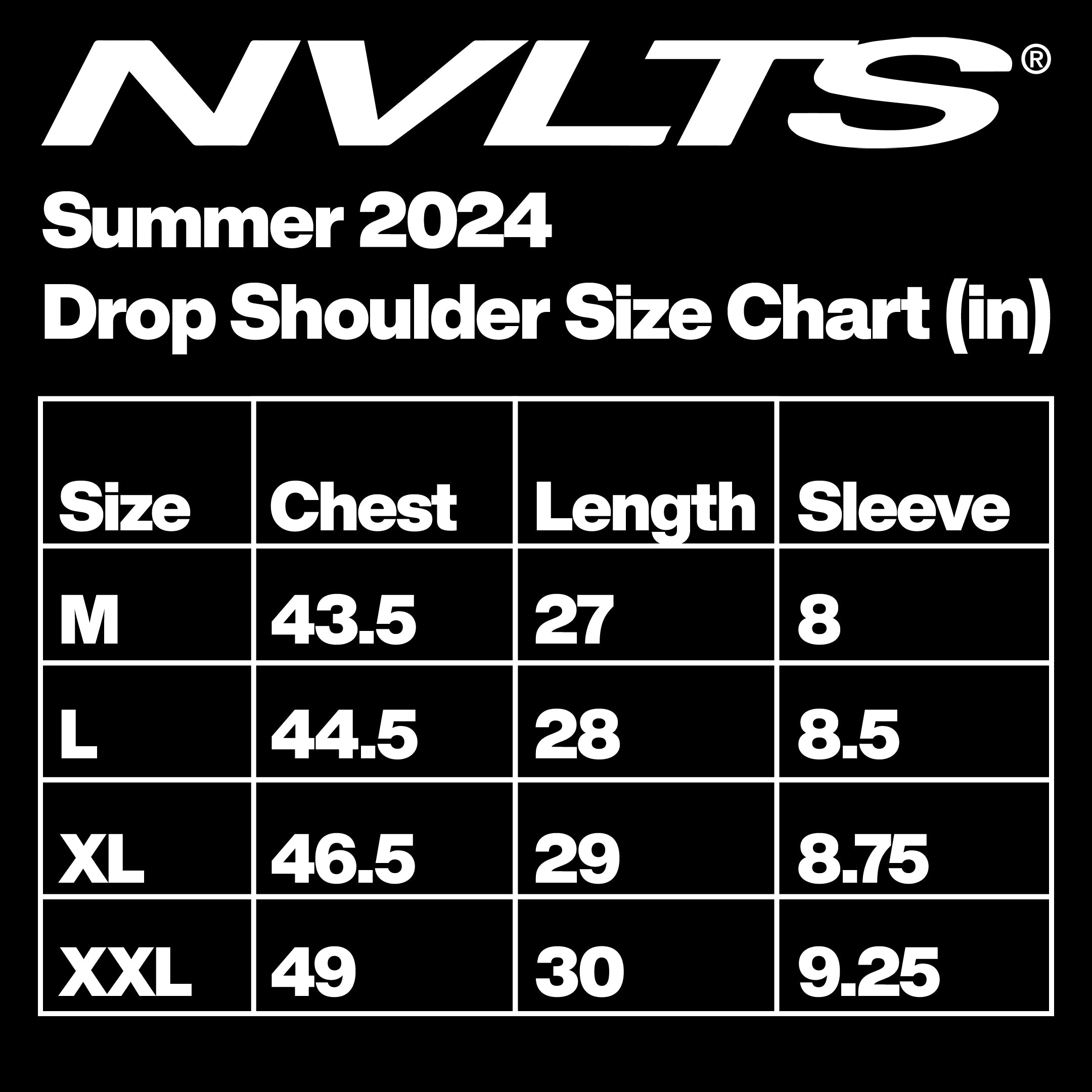 NVLTS "Rally" Chrome Drop Shoulder Oversized Tee - White and Black Chrome